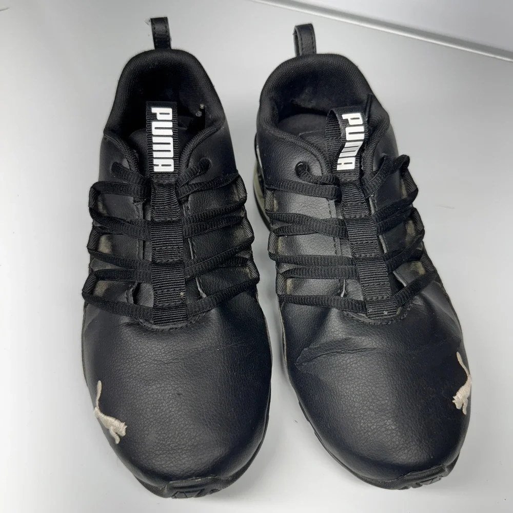 Puma Riaze Prowl Palm Athletic Shoes Sneakers Women's Size 6 Black & White